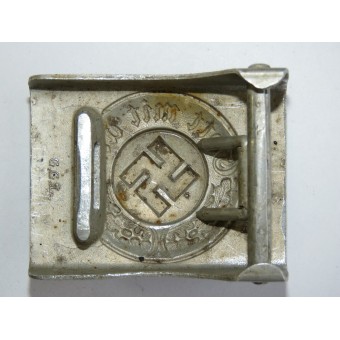 3rd Reich police aluminum buckle - GGL. Gebrüder Gloerfeld. Espenlaub militaria