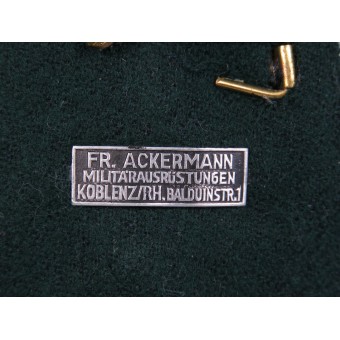 Medal for 4 years of the service in the Wehrmacht on the  Ackermann bar. Espenlaub militaria