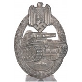 Panzerkampfabzeichen in Silber - R.S. Smaller letters type