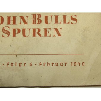 Following the John Bulls traces.  Propaganda teaching book for HJ. Espenlaub militaria