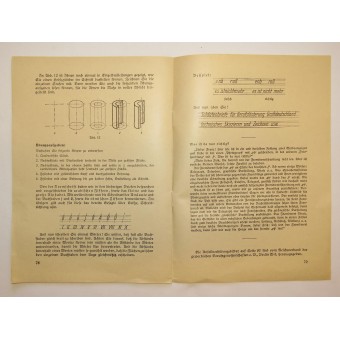 Soldiers letters for job learning - Basic knowledge for metalwork occupations. Espenlaub militaria