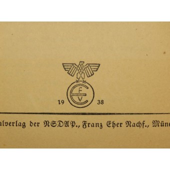Blood and Honor A fight for German rebirth, Alfred Rosenberg. Espenlaub militaria