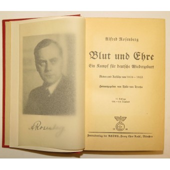 Blood and Honor A fight for German rebirth, Alfred Rosenberg. Espenlaub militaria