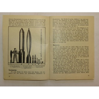 Air-defence 3rd Reich textbook with attached picture and some conspectus. Espenlaub militaria