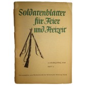 "Soldatenblätter für Feier und Freizeit" 3. Jahrgang 1942 Heft 3