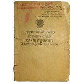 Documento de identidad nº 6/49299/46, Rudolf Happel- Austria