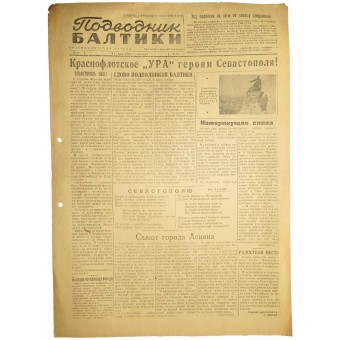 Baltic submariner newspaper. 11. May 1944. Espenlaub militaria