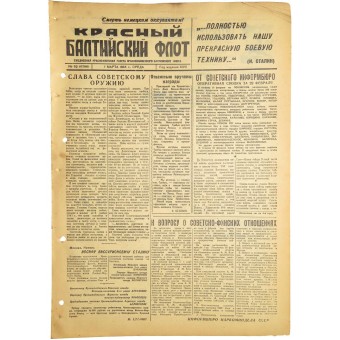 Red Banner Baltic Fleet newspaper,  1. March 1944.. Espenlaub militaria