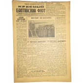 Periódico de la Flota del Báltico Red Banner, 18. de abril de 1943