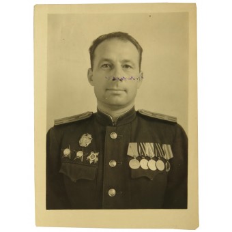 Photo-certificate. The head of the signal corps. Espenlaub militaria