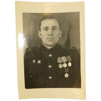 Soviet colonel photo from military file. Espenlaub militaria