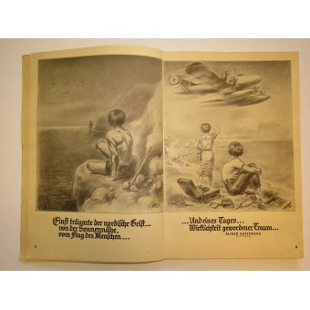 Illustrated book: The plane makes history. Special edition.. Espenlaub militaria