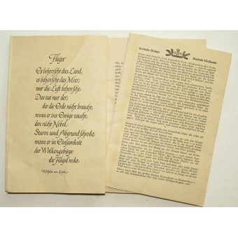 Brochure issued as a gift for German soldiers for Christmas. Espenlaub militaria