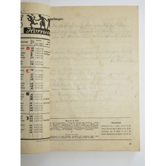 Der Frankenburger 1943 Kalender. Calender, 1943.. Espenlaub militaria