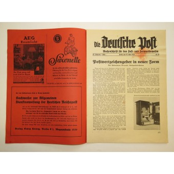 Die Deutsche Post The Reich postal news. Espenlaub militaria