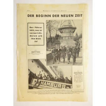 Your YES to the Germany savior. Anschluss. Münchner Illustrierte. Espenlaub militaria