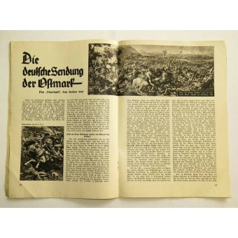 Der Ostmarkbrief April 1939 Propaganda magazine. Espenlaub militaria