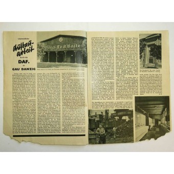 Arbeitertum DAF magazine 9. Jahrgang 1940. Espenlaub militaria