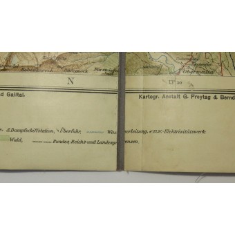 Map of Goldberg-Ankogel-Hafnergruppe. Espenlaub militaria