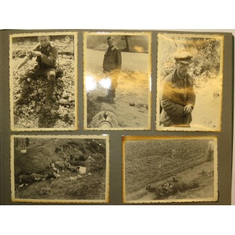 Photo album of Wehrmacht soldier from 18 Infanterie Regiment. Espenlaub militaria
