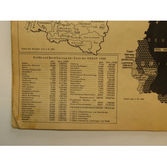 Soldiers map from series of Tornisterschrift des Oberkommando der Wehrmacht. Espenlaub militaria
