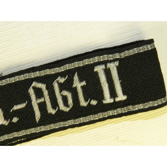 Allgemeine SS San Abt II cuff title. Espenlaub militaria