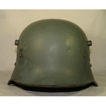 Austrian M 16 Double decal Wehrmacht Heer re-issue  helmet. Espenlaub militaria