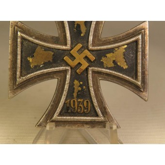 Iron cross 1939 1st class with yellow brass core. Espenlaub militaria