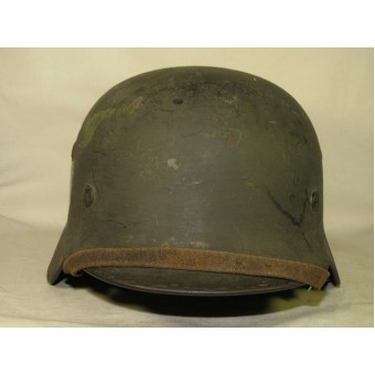 M 35 SS double decal SS Leibstandarte AH helmet. Espenlaub militaria