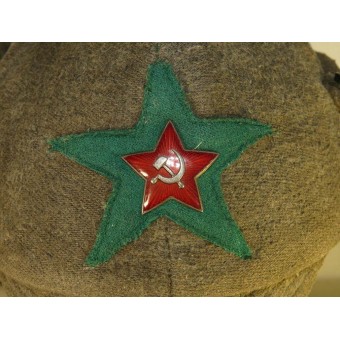 M 38 Cotton beize Budyonovka for Border Guard troops of NKVD. Espenlaub militaria
