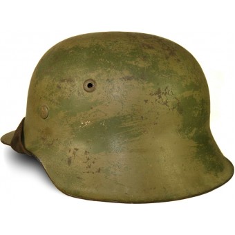 M 42 Luftwaffe camo helmet. Espenlaub militaria
