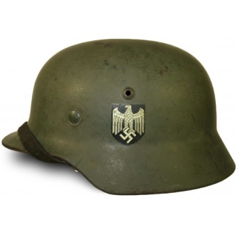 SE 68 Wehrmacht Heer Double decal helmet. Espenlaub militaria