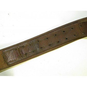 German Combat leather belt. Early issue. Espenlaub militaria