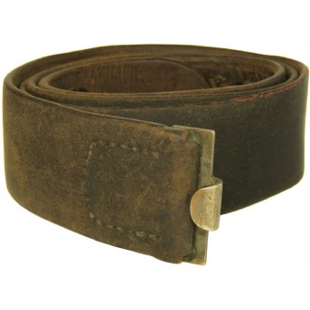 German Combat leather belt. Early issue. Espenlaub militaria