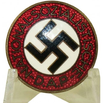Nazi party NSDAP members badge, M1/8 RZM. Espenlaub militaria