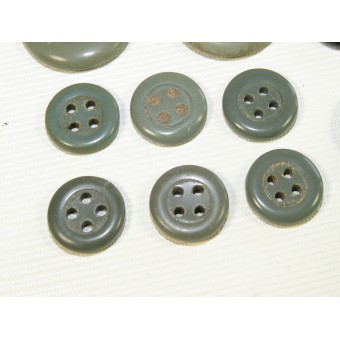 Set of ceramic buttons for SS or Wehrmacht selfpropelled gun tunic.. Espenlaub militaria