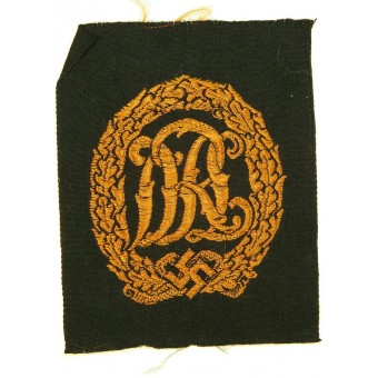Sport badge DRL, bronze class, cloth variant.. Espenlaub militaria