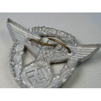 Early Polizei aluminum Hoheitsadler- hat eagle. Espenlaub militaria