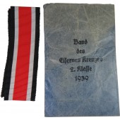 Bag of issue for Iron cross's ribbon, 1939. 