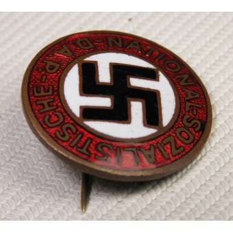 Extreme rare 18 mm NSDAP member badge - marked 22 - Johann Dittrich. Espenlaub militaria