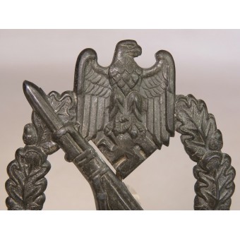 Infantry assault badge in Silver. Die stamped BH Mayer. Espenlaub militaria