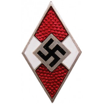 Hitler Youth Member badge. M 1/52 RZM - Deschler. Mint. Espenlaub militaria