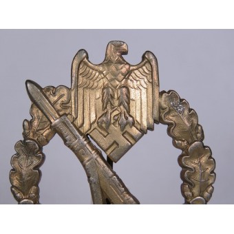 Infantry Assault Badge in Bronze Deumer - deformed leaf. Espenlaub militaria