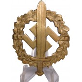 SA-Wehrabzeichen in Bronze. Buntmetal, non-magnetic, "Bonner Kunstabz. Bedarf Bonn