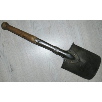 Imperial Russian entrenching tool 1915 year dated by factory Shoduar. Espenlaub militaria