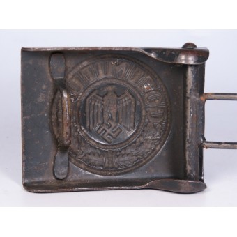The Wehrmacht Combat belt with the steel buckle. Espenlaub militaria
