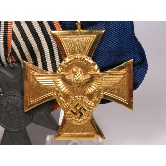 Medal bar of a police officer, Veteran of the WW1. Espenlaub militaria