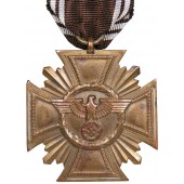 NSDAP Dienstauszeichnung in Bronze 3. Stufe. N.S.D.A.P. Long Service Cross