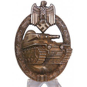 Panzerkampfabzeichen in Bronze Steinhauer& Lueck Heavy weight. Espenlaub militaria