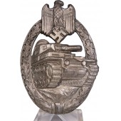 Panzerkampfabzeichen in Silber W. Deumer, Hollow